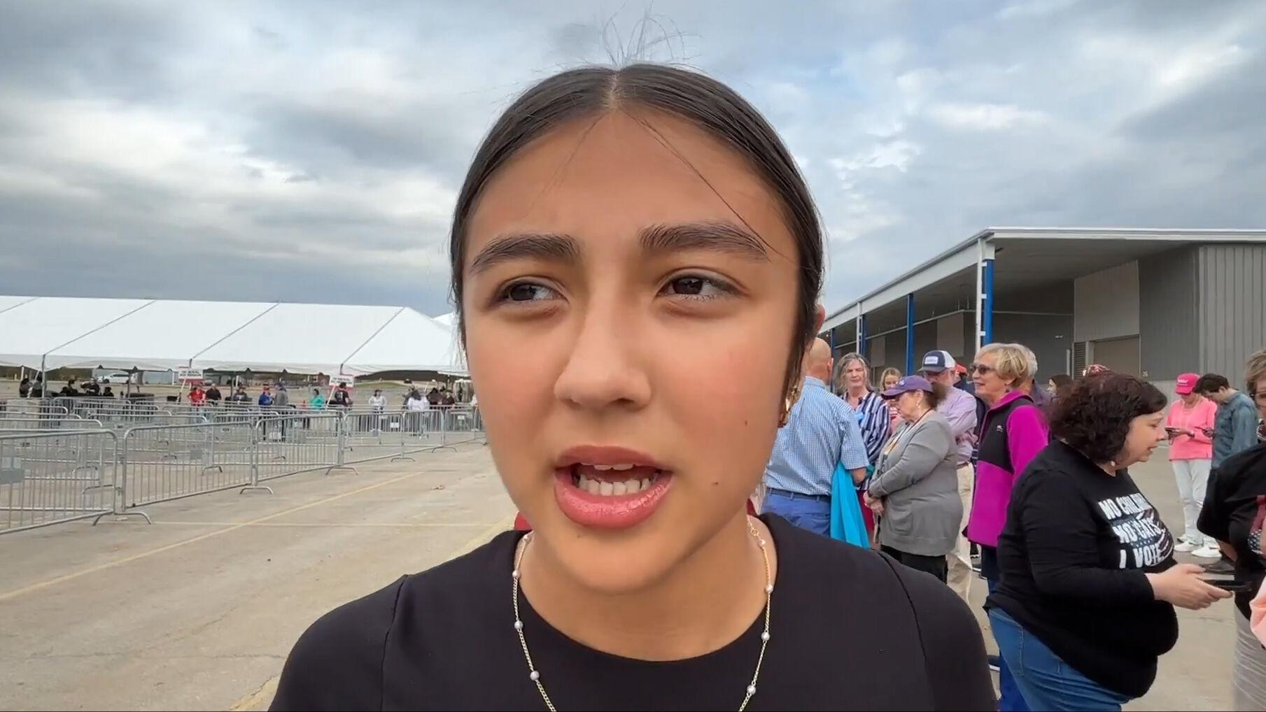 What it would mean to have the first woman president — those in line at Harris rally in Madison respond